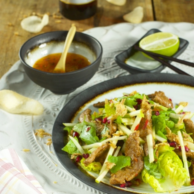 Vietnamese beef salade