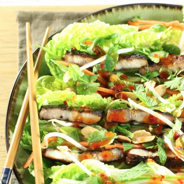 Vietnamesischer Pork Belly (Schweinebauch) Salat