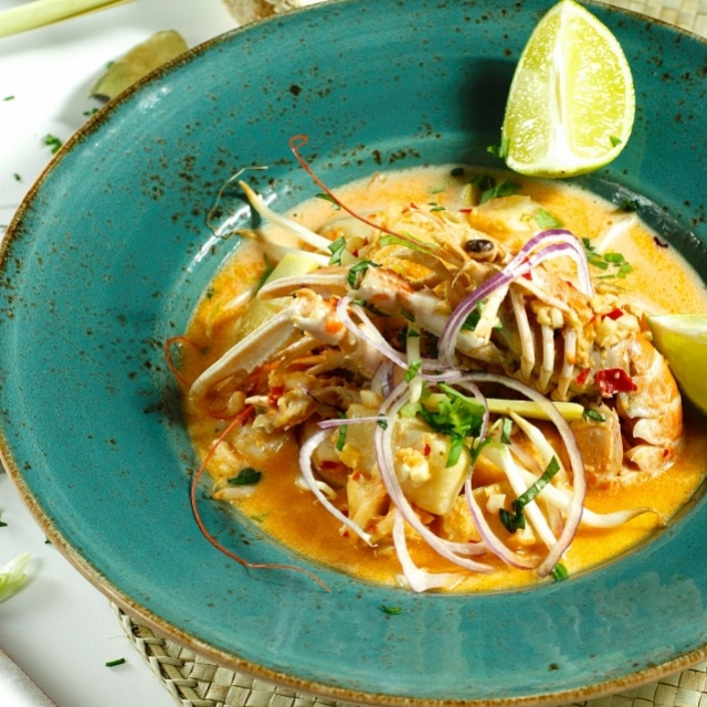 Creamy Thai fish soup