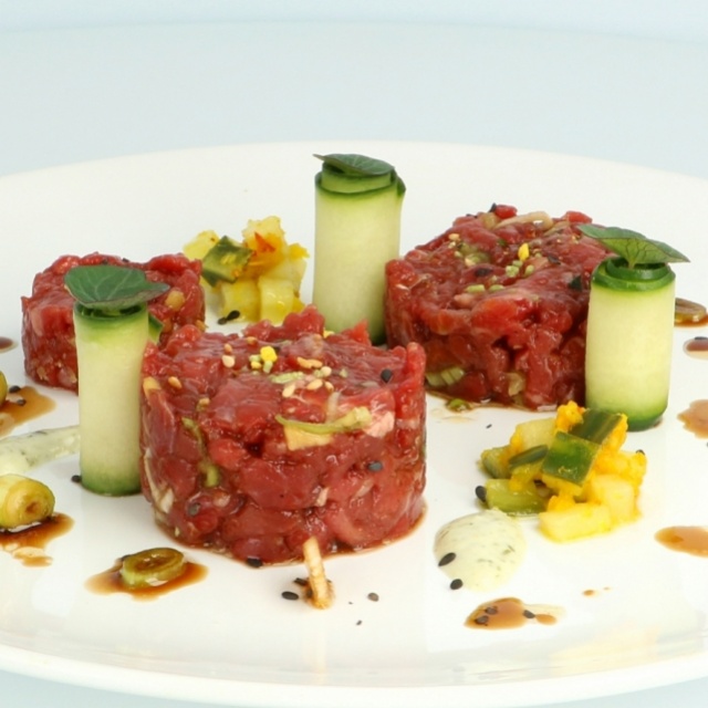 Steak Tartar auf asiatische Art 