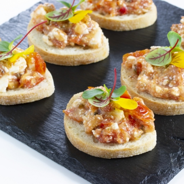 Griekse bruschetta