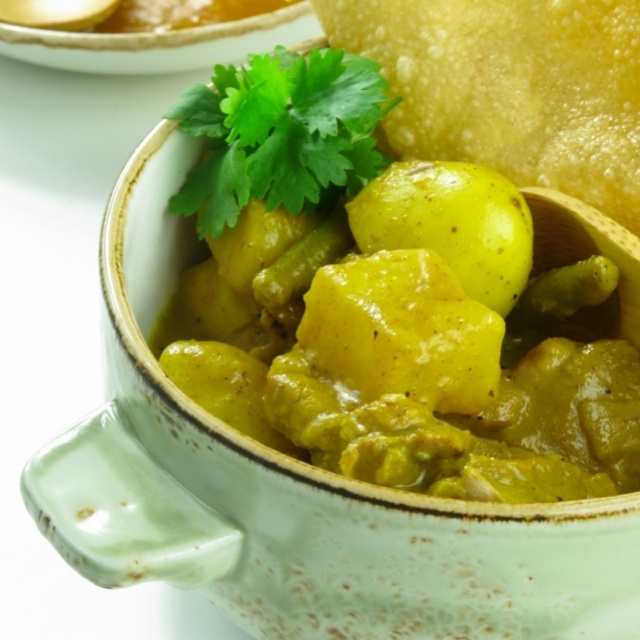 Poulet au curry madras