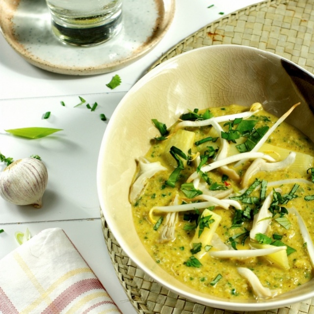 Soupe épicée au brocoli